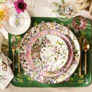 HIGHLIGHT - Cynthia Rowley Midsummer Night's Dream 4 Complete Place Settings-NIB
